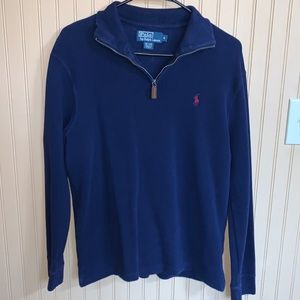 Blue Ralph Lauren Quarter Zip Pullover Size: Small